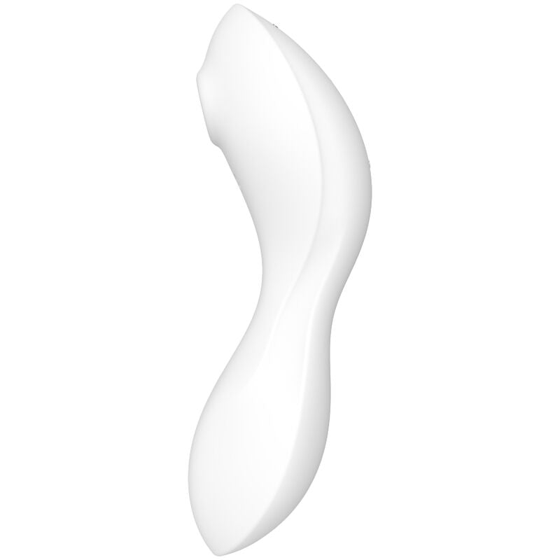 SATISFYER - CURVY TRINITY 5 AIR PULSE STIMULATOR & VIBRATOR APP WHITE - NOCTURNA DESIRES