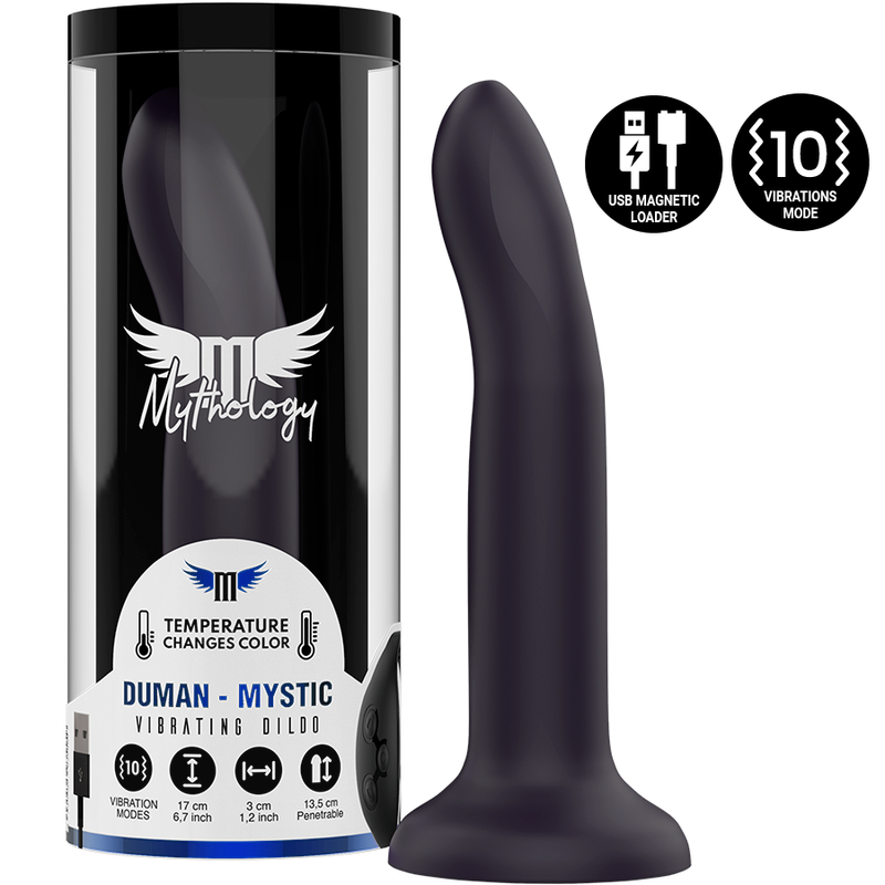 MYTHOLOGY - DUMAN MYSTIC DILDO M - VIBRATOR COMPATIBLE WITH WATCHME WIRELESS TECHNOLOGY - NOCTURNA DESIRES