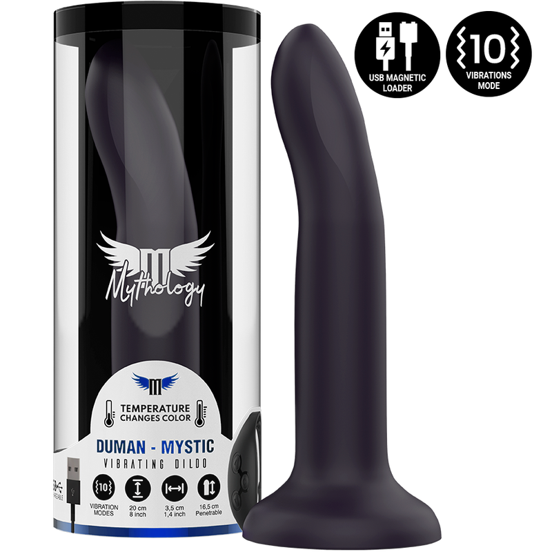 MYTHOLOGY - DUMAN MYSTIC DILDO L - VIBRATOR COMPATIBLE WITH WATCHME WIRELESS TECHNOLOGY - NOCTURNA DESIRES