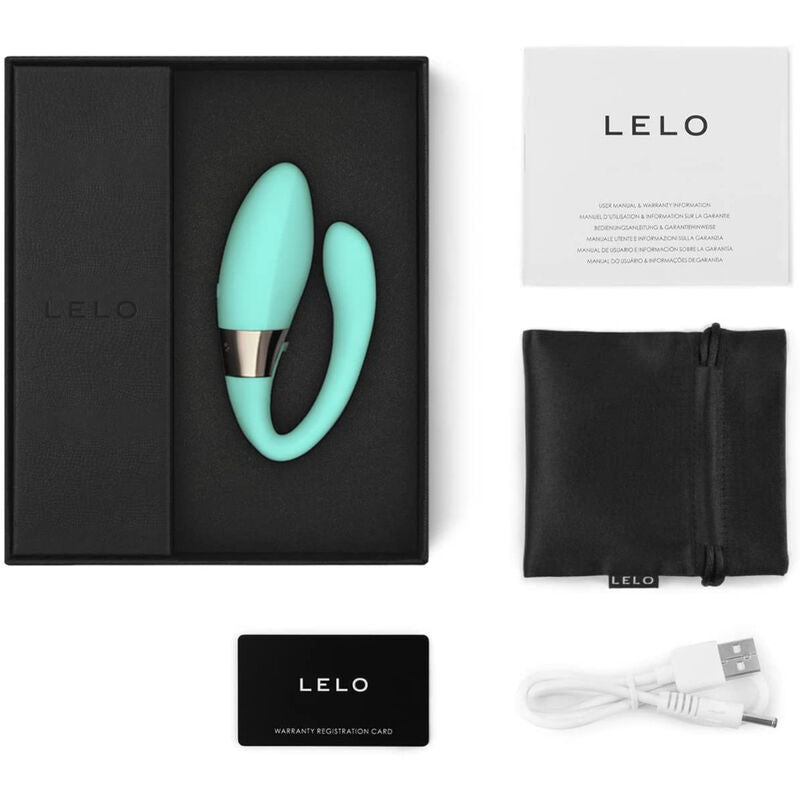 LELO - TIANI HARMONY AQUA GREEN COUPLE MASSAGER - NOCTURNA DESIRES