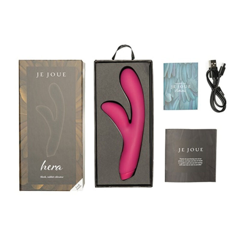 JE JOUE - HERA RABBIT VIBRATOR - FUCHSIA - NOCTURNA DESIRES