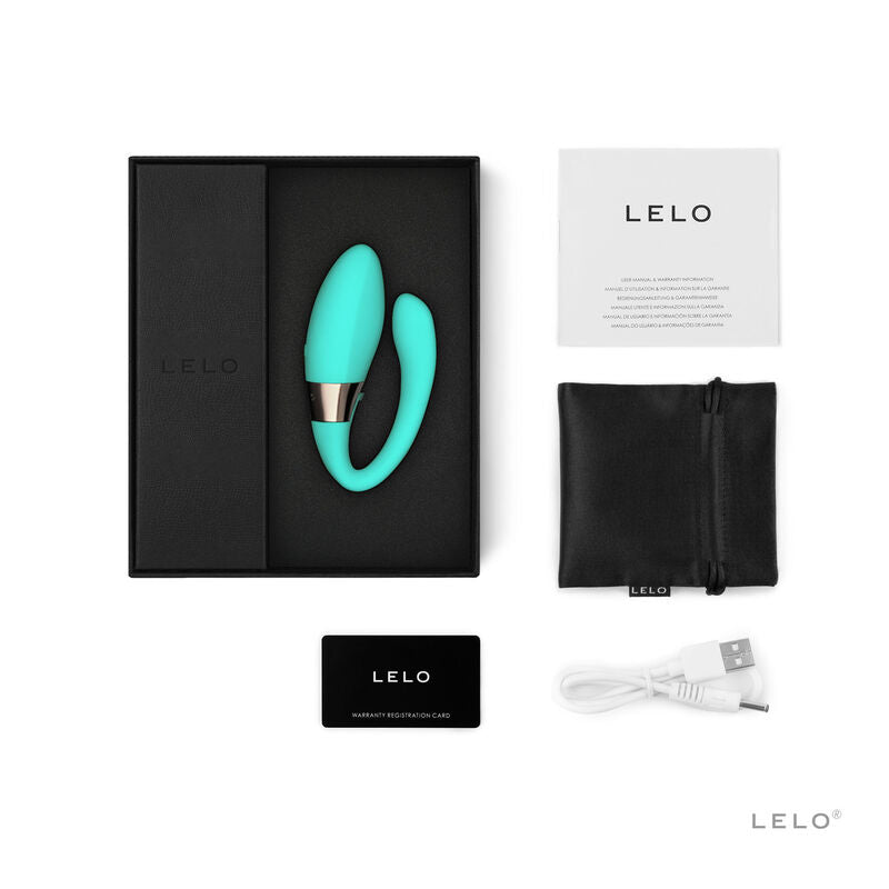 LELO - TIANI HARMONY AQUA GREEN COUPLE MASSAGER - NOCTURNA DESIRES