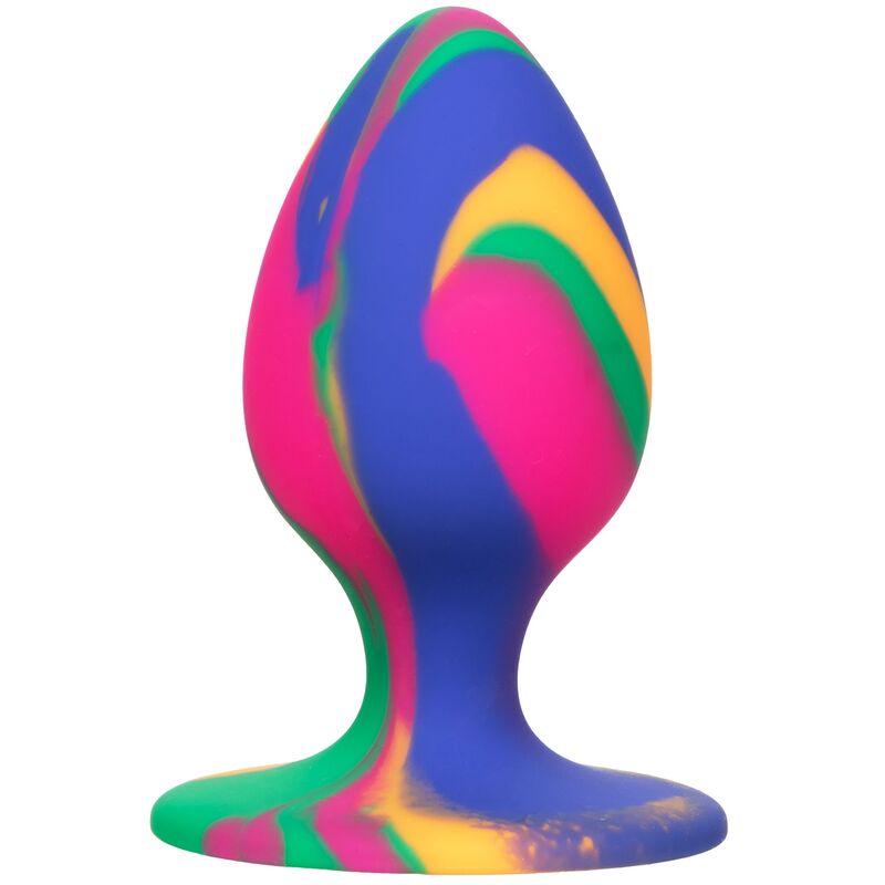 CALEXOTICS - CHEEKY MEDIUM TIE-DYE PLUG ANAL - NOCTURNA DESIRES
