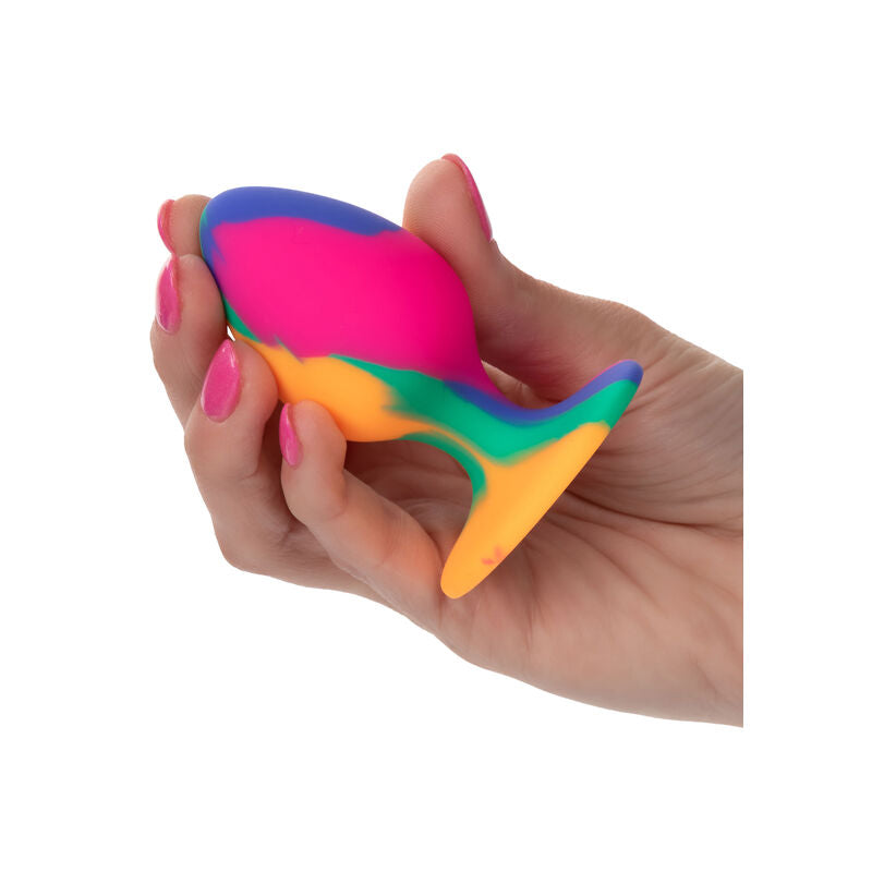 CALEXOTICS - CHEEKY MEDIUM TIE-DYE PLUG ANAL - NOCTURNA DESIRES