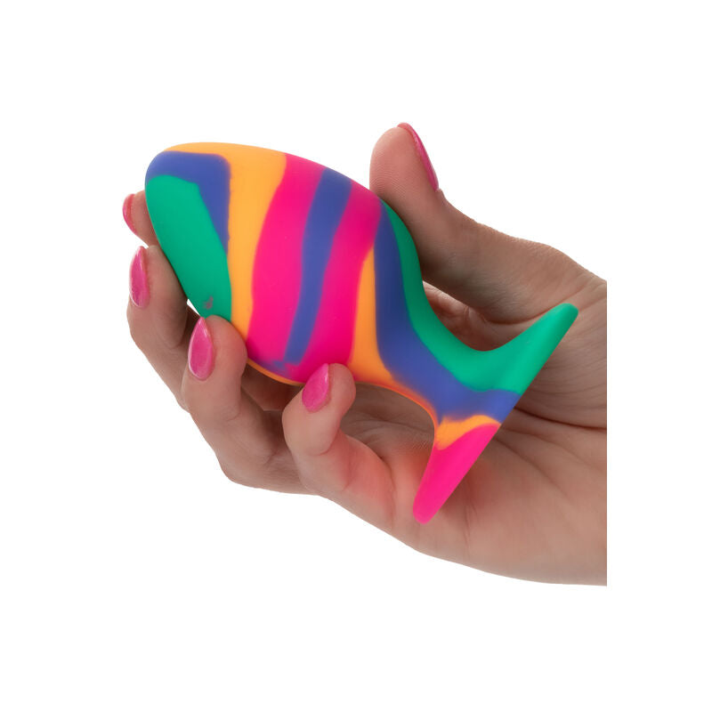 CALEXOTICS - CHEEKY LARGE TIE-DYE PLUG ANAL - NOCTURNA DESIRES