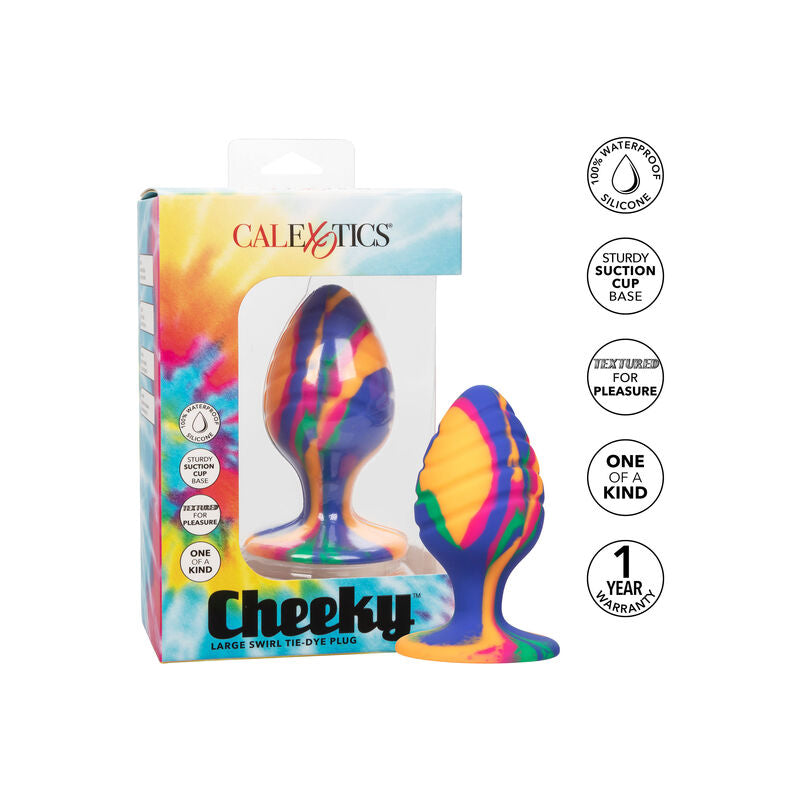 CALEXOTICS - CHEEKY LARGUE SWIRL PLUG ANAL - NOCTURNA DESIRES