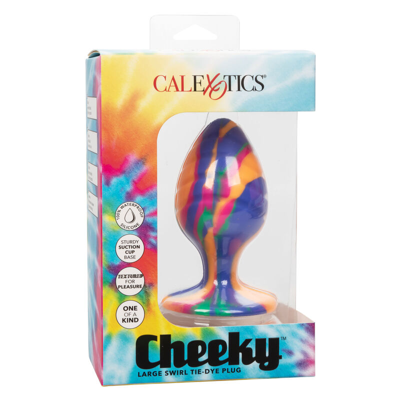 CALEXOTICS - CHEEKY LARGUE SWIRL PLUG ANAL - NOCTURNA DESIRES