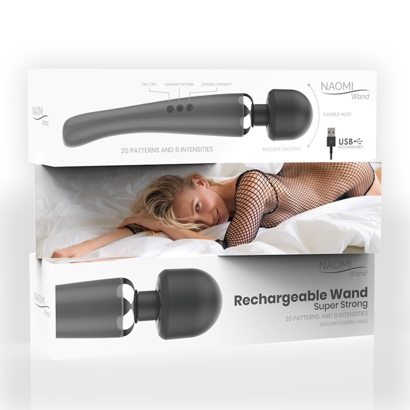 NAOMI WAND - NEW SUPER STRONG MASSAGER - NOCTURNA DESIRES