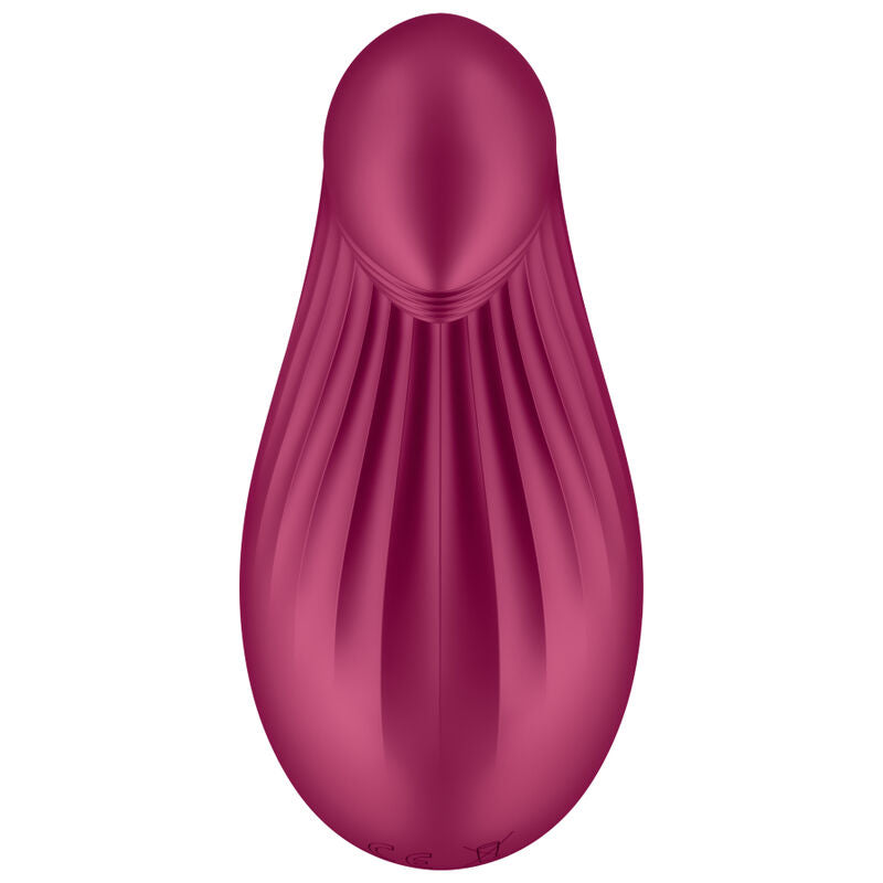 SATISFYER - DIPPING DELIGHT LAY-ON VIBRATOR RED - NOCTURNA DESIRES