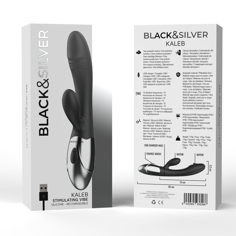 BLACK&SILVER - KALEB STIMULATING VIBE - NOCTURNA DESIRES