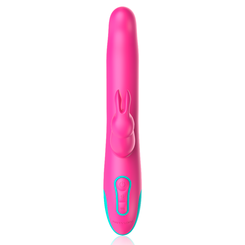 HAPPY LOKY - PLUTO RABBIT VIBRATOR & ROTATOR WATCHME WIRELESS TECHNOLOGY COMPATIBLE - NOCTURNA DESIRES