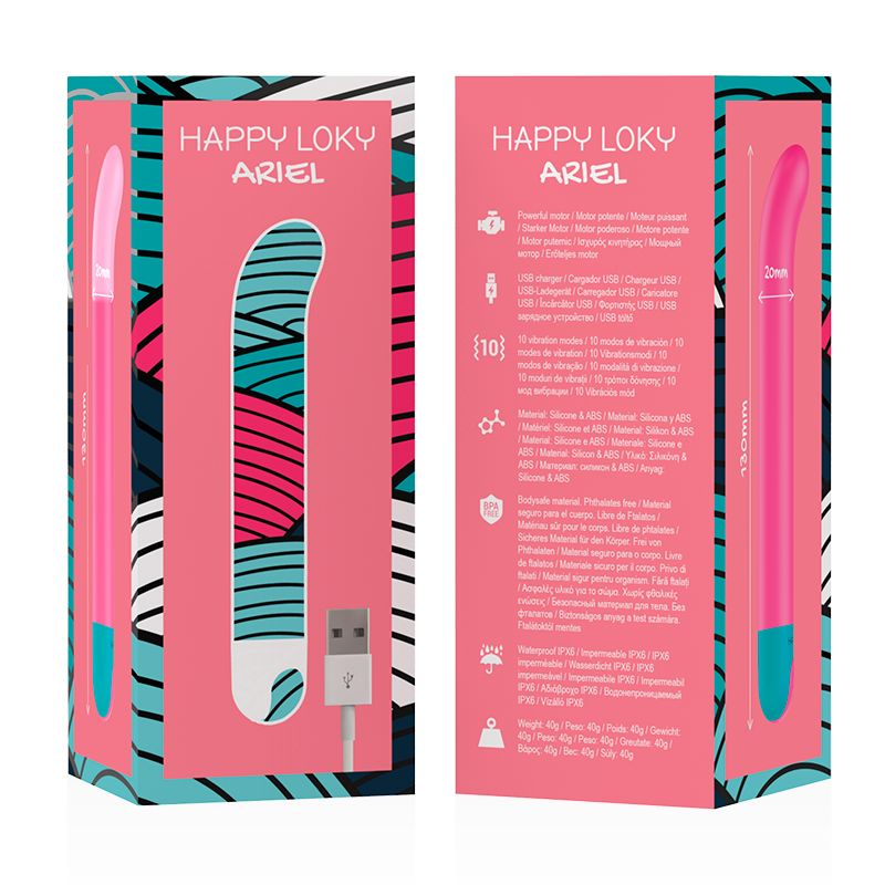 HAPPY LOKY - ARIEL G-SPOT VIBRATOR HAPPY LOKY  NOCTURNA DESIRES
