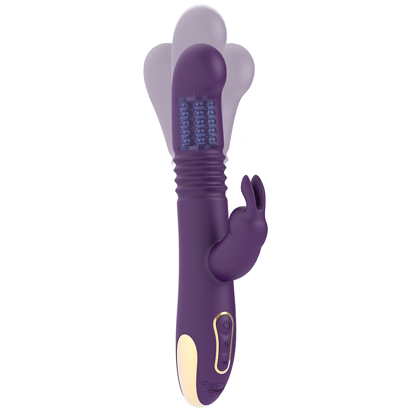 TREASURE - BASTIAN RABBIT UP & DOWN, ROTATOR & VIBRATOR COMPATIBLE WITH WATCHME WIRELESS TECHNOLOGY - NOCTURNA DESIRES