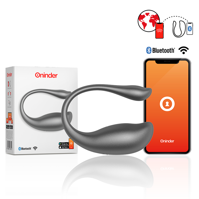 ONINDER - NAIROBI VIBRATING EGG BLACK - FREE APP - NOCTURNA DESIRES