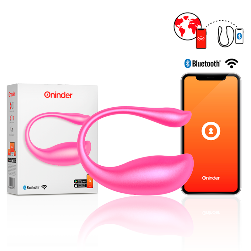 ONINDER - NAIROBI VIBRATING EGG PINK - FREE APP - NOCTURNA DESIRES