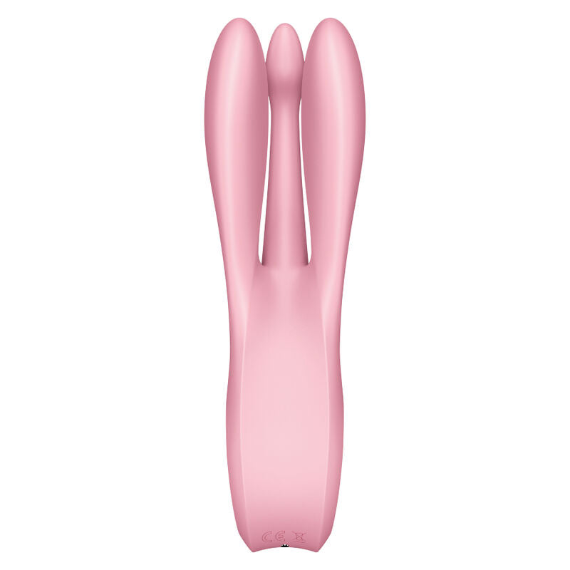 SATISFYER - THREESOME 1 VIBRATOR PINK SATISFYER VIBRATOR  NOCTURNA DESIRES