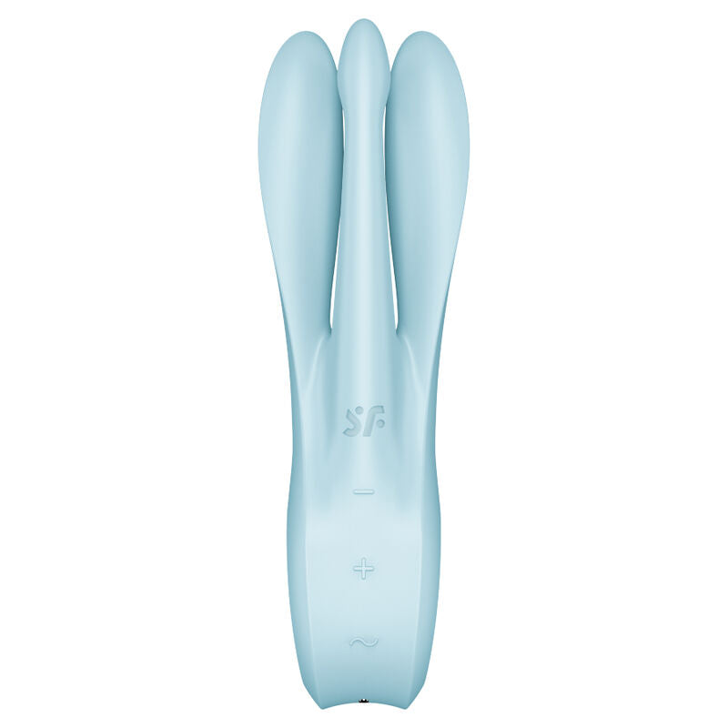 SATISFYER - THREESOME 1 VIBRATOR BLUE - NOCTURNA DESIRES