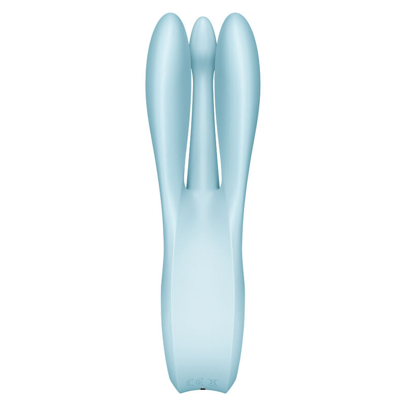 SATISFYER - THREESOME 1 VIBRATOR BLUE - NOCTURNA DESIRES