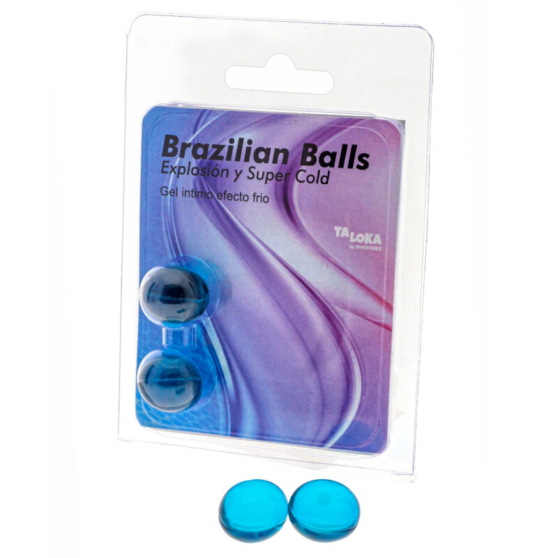 TALOKA - 2 BRAZILIAN BALLS COLD EFFECT EXCITING GEL - NOCTURNA DESIRES