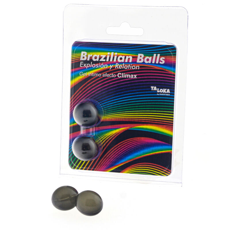TALOKA - 2 BRAZILIAN BALLS CLIMAX EFFECT EXCITING GEL - NOCTURNA DESIRES
