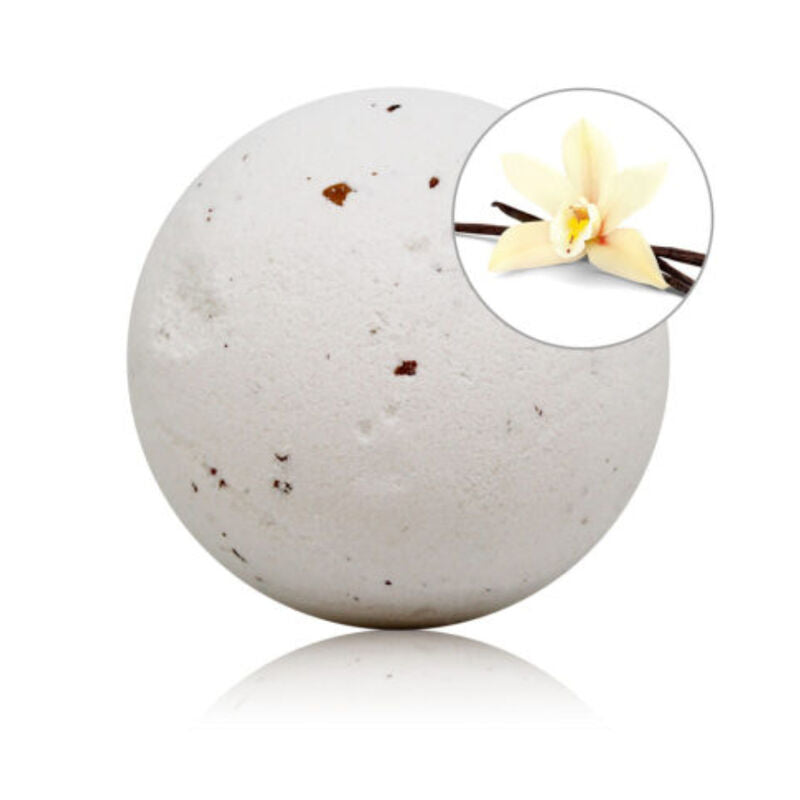 TALOKA - VANILLA SCENTED BATH BOMB WITH ROSE PETALS - NOCTURNA DESIRES
