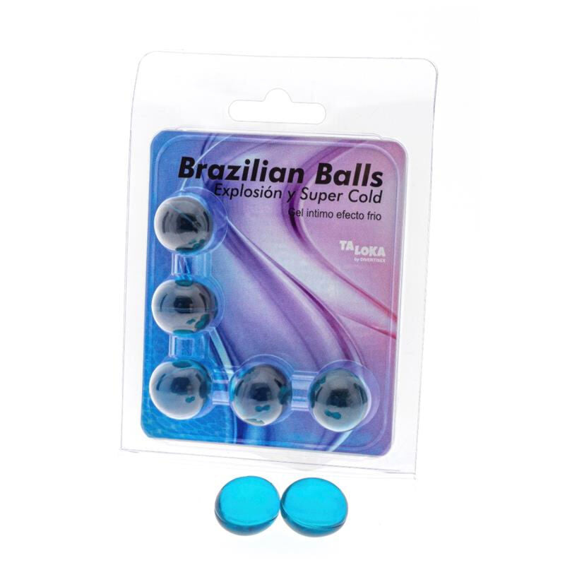 TALOKA - 5 BRAZILIAN BALLS COLD EFFECT EXCITING GEL - NOCTURNA DESIRES