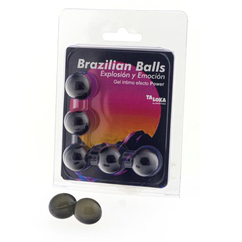 TALOKA - 5 BRAZILIAN BALLS POWER EFFECT EXCITING GEL - NOCTURNA DESIRES