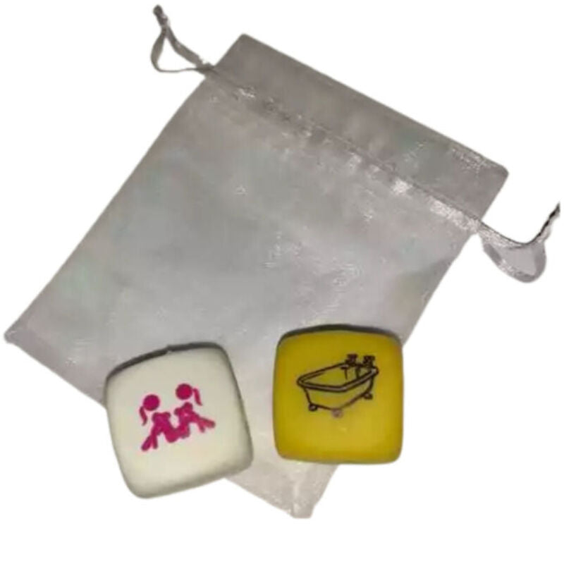 DIABLO PICANTE - KAMASUTRA 2 DICE SET FOR GIRLS POSTURE + PLACE - NOCTURNA DESIRES
