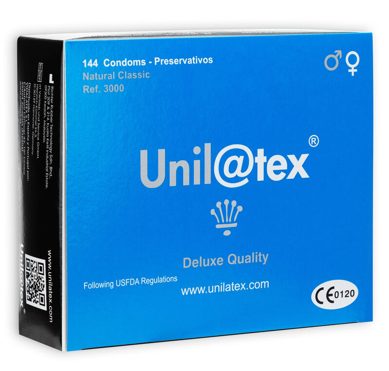 UNILATEX - NATURAL PRESERVATIVES 144 UNITS UNILATEX  NOCTURNA DESIRES