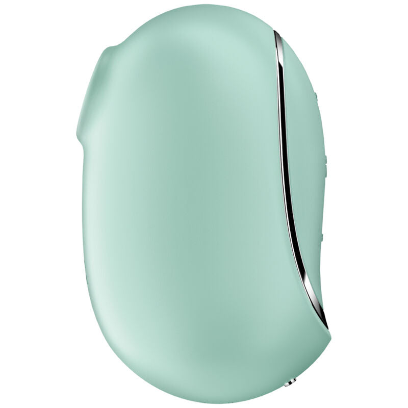 SATISFYER - PRO TO GO 2 DOUBLE AIR PULSE STIMULATOR & VIBRATOR GREEN - NOCTURNA DESIRES