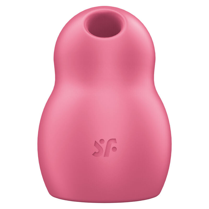 SATISFYER - PRO TO GO 1 DOUBLE AIR PULSE STIMULATOR & VIBRATOR RED - NOCTURNA DESIRES