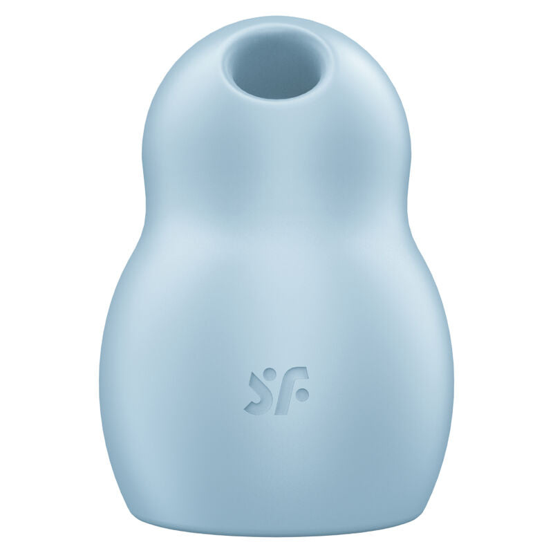 SATISFYER - PRO TO GO 1 DOUBLE AIR PULSE STIMULATOR & VIBRATOR BLUE - NOCTURNA DESIRES