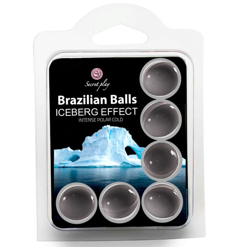 SECRET PLAY SET 6 BRAZILIAN BALLS ICEBERG EFFECT - NOCTURNA DESIRES