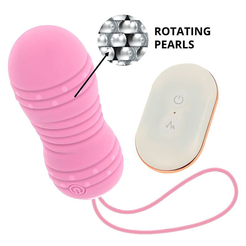 OHMAMA - REMOTE CONTROL EGG 7 MODES ROTATION PINK - NOCTURNA DESIRES
