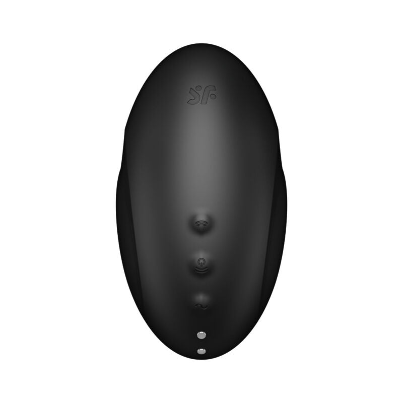 SATISFYER - VULVA LOVER 3 AIR PULSE STIMULATOR & VIBRATOR BLACK - NOCTURNA DESIRES