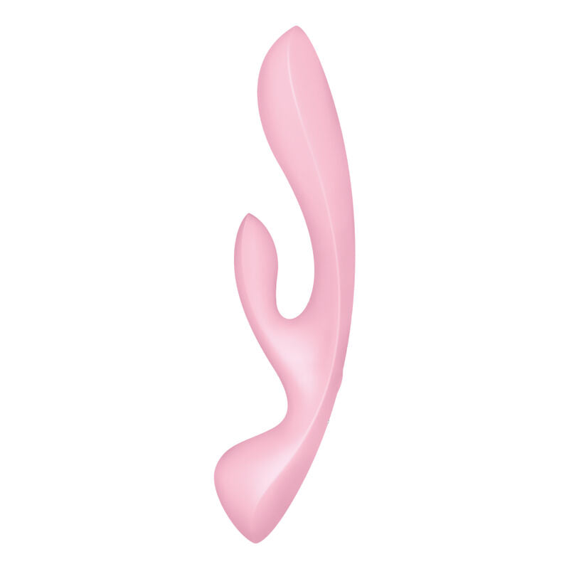 SATISFYER - TRIPLE OH HYBRID VIBRATION PINK - NOCTURNA DESIRES