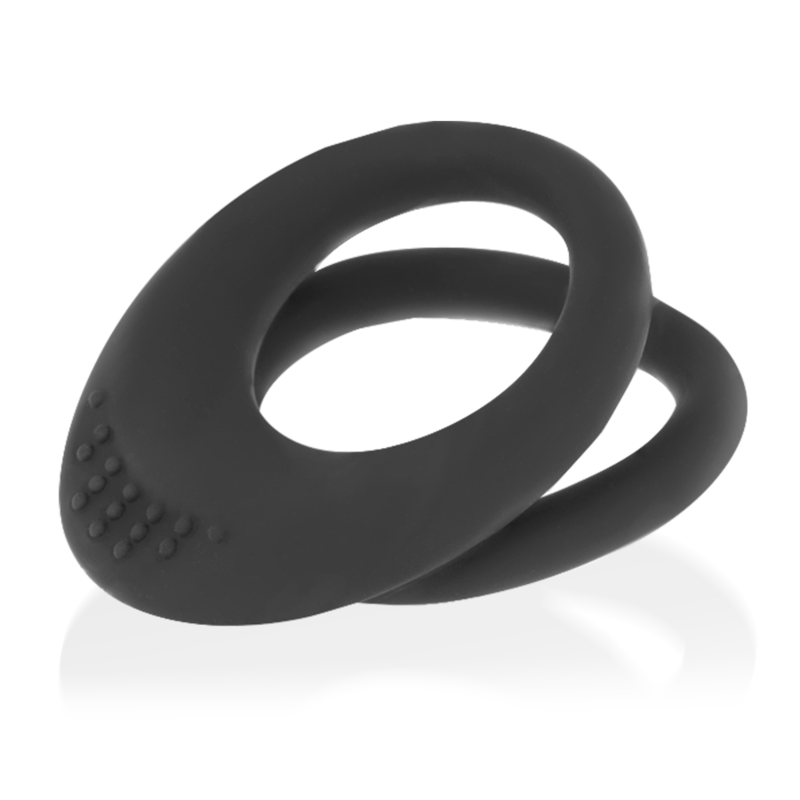 OHMAMA DOUBLE SILICONE RING 3.5 CM - 4.5 CM - NOCTURNA DESIRES