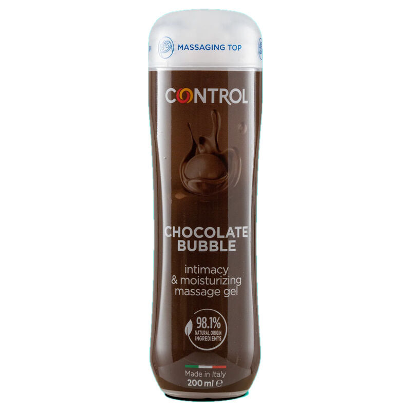 CONTROL - MASSAGE GEL 3 IN 1 CHOCOLATE BUBBLE 200 ML - NOCTURNA DESIRES