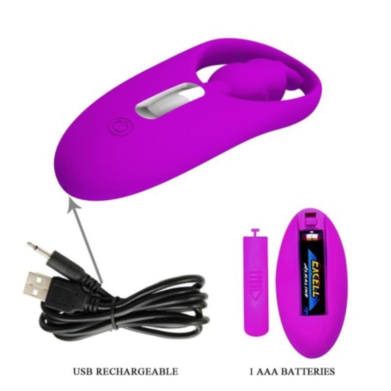PRETTY LOVE - WILD RABBIT STIMULATOR FOR PANTIES WITH REMOTE CONTROL LILAC - NOCTURNA DESIRES