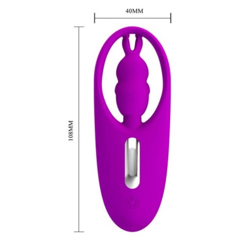 PRETTY LOVE - WILD RABBIT STIMULATOR FOR PANTIES WITH REMOTE CONTROL LILAC - NOCTURNA DESIRES