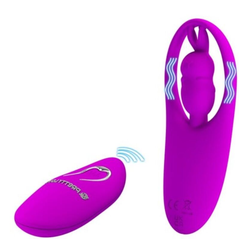 PRETTY LOVE - WILD RABBIT STIMULATOR FOR PANTIES WITH REMOTE CONTROL LILAC - NOCTURNA DESIRES