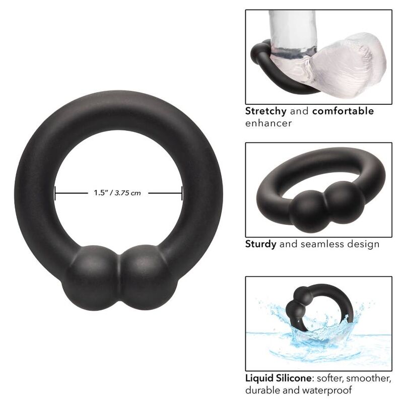 CALEXOTICS - ALPHA MUSCLE RING BLACK - NOCTURNA DESIRES