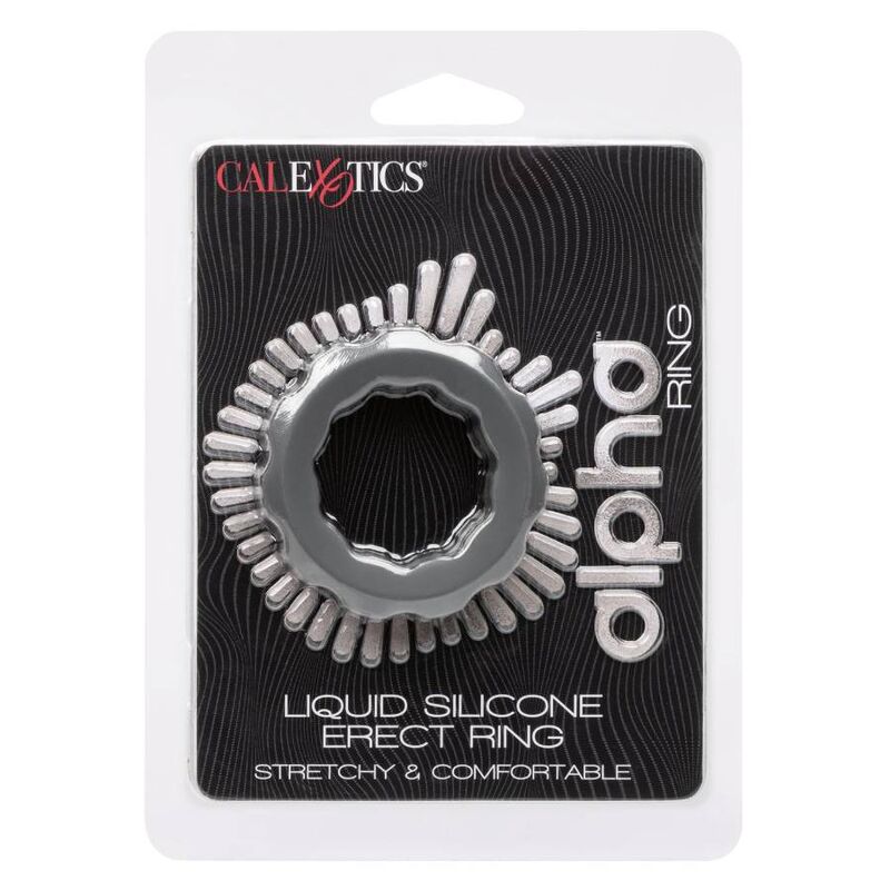 CALEXOTICS - ALPHA ERECT RING GREY - NOCTURNA DESIRES