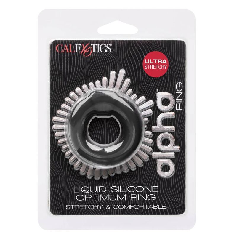 CALEXOTICS - ALPHA OPTIMUM RING BLACK - NOCTURNA DESIRES