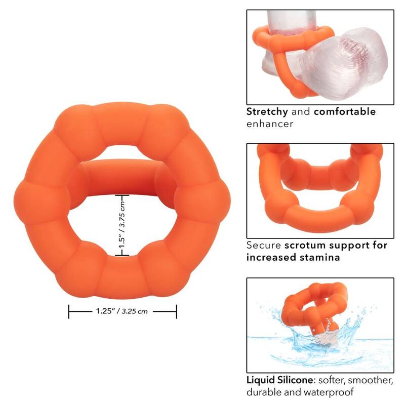 CALEXOTICS - ALPHA ALL STAR RING ORANGE - NOCTURNA DESIRES