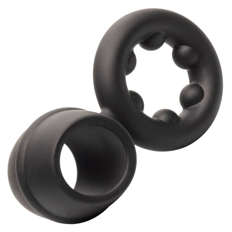 CALEXOTICS - ALPHA DUAL MAGNUM RING BLACK - NOCTURNA DESIRES