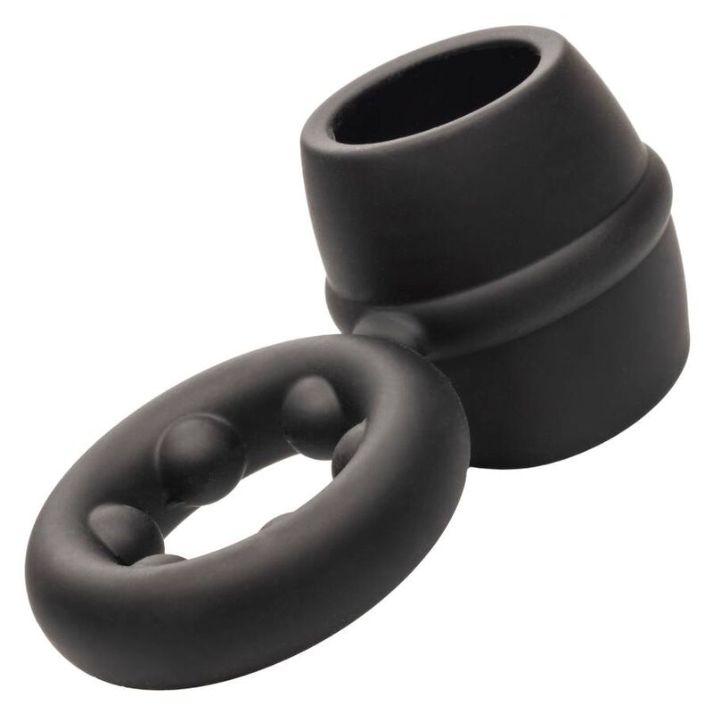 CALEXOTICS - ALPHA DUAL MAGNUM RING BLACK - NOCTURNA DESIRES