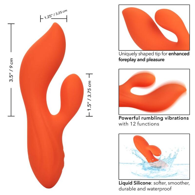CALEXOTICS - STELLA DUAL TEASER ORANGE - NOCTURNA DESIRES