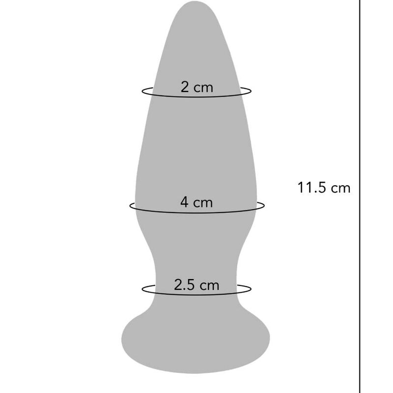 TOYJOY - THE SHINING VIBRATING GLAS BUTTPLUG - NOCTURNA DESIRES