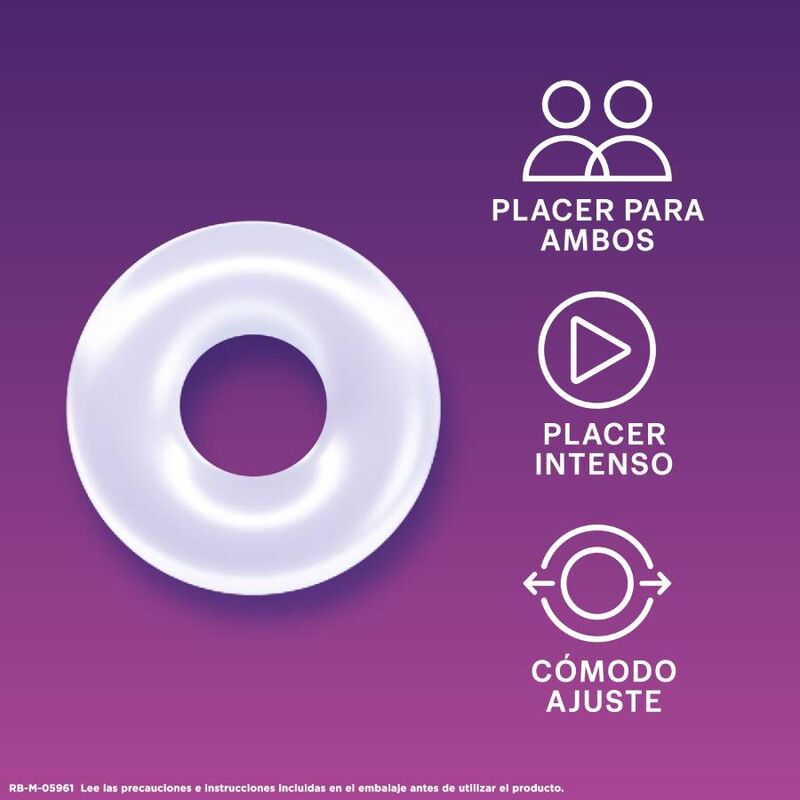 DUREX - PLEASURE PENIS RING - NOCTURNA DESIRES